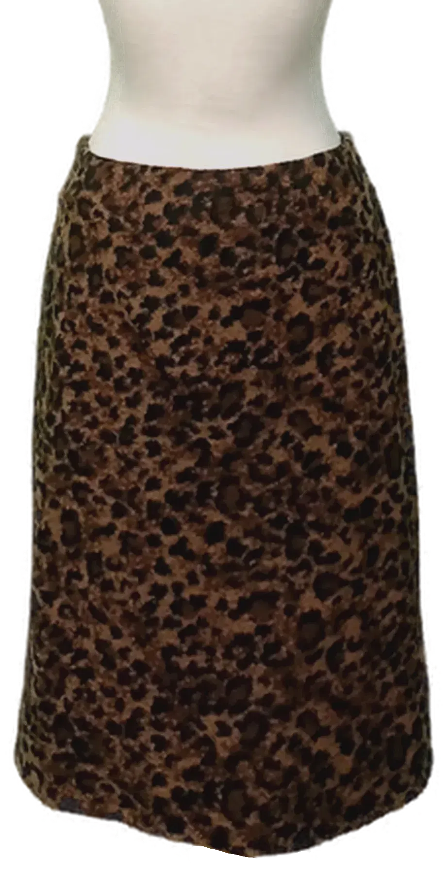 Betty Barclay Damen Midirock Leoprint schwarz / braun Gr. XL - Bild 1