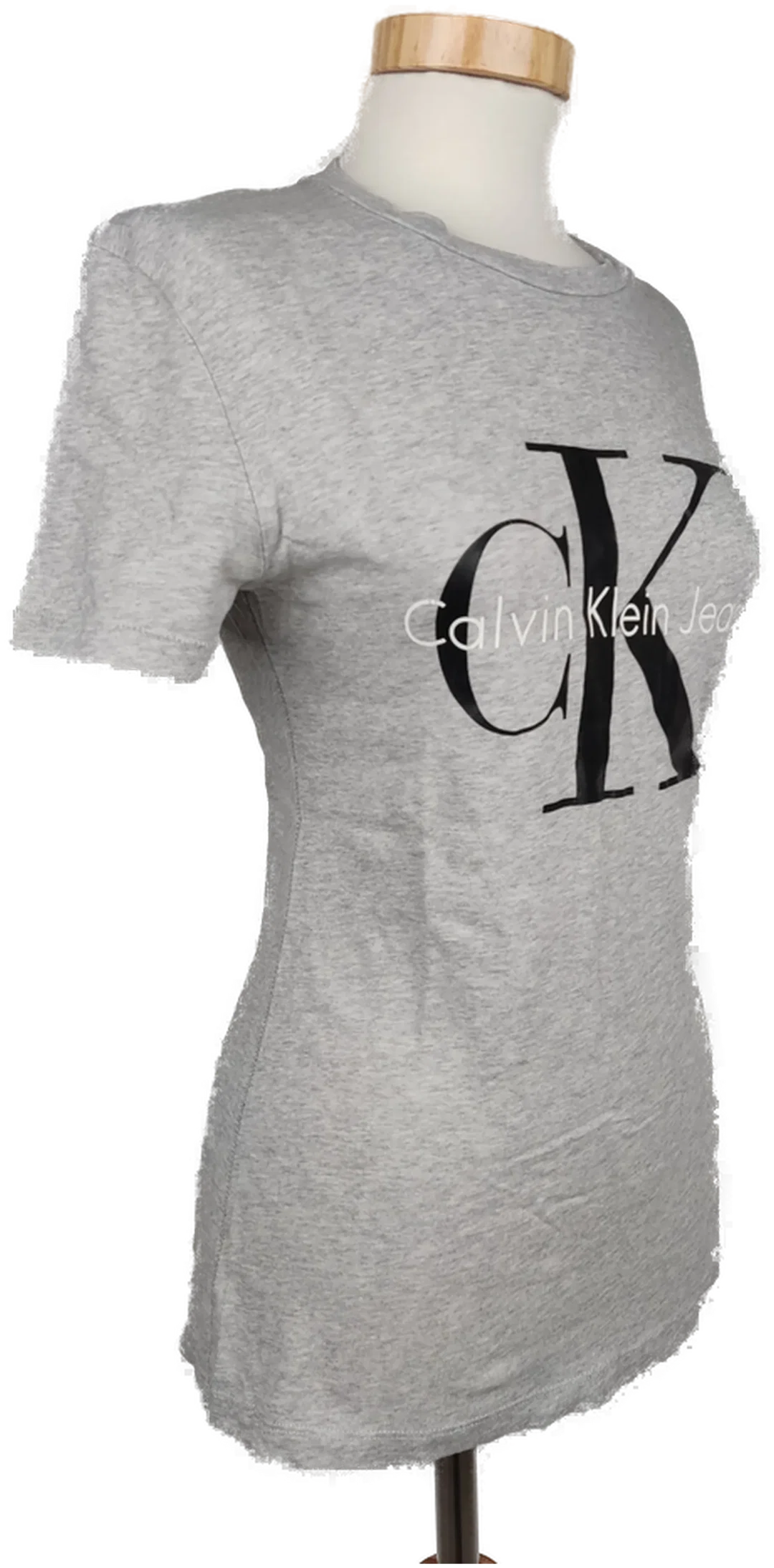 Calvin Klein Jeans Damen T-Shirt, grau - Gr. XS – Bild 2