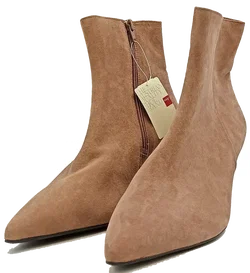 Högl Veloursleder Stiefletten taupe Gr. 39
