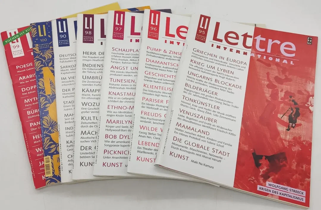 Magazin Konvolut 25 Stück "Lettre" International Europas Kulturzeitung – Bild 3