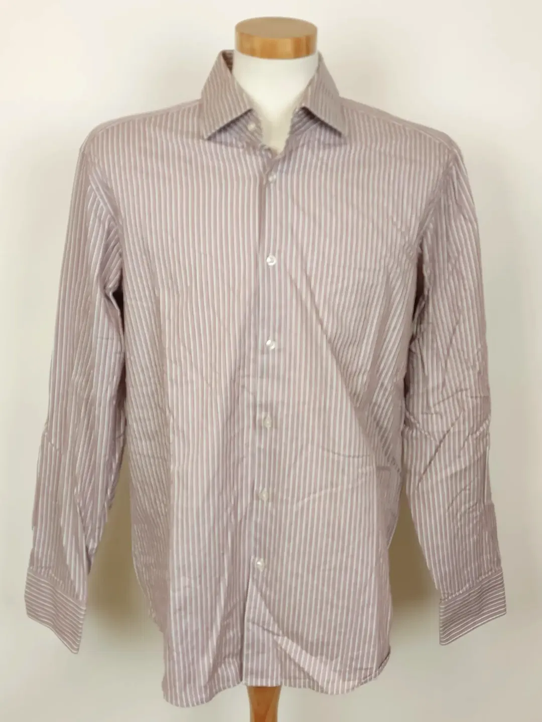 Boss Herren Hemd gestreift Gr. 43 - Bild 4