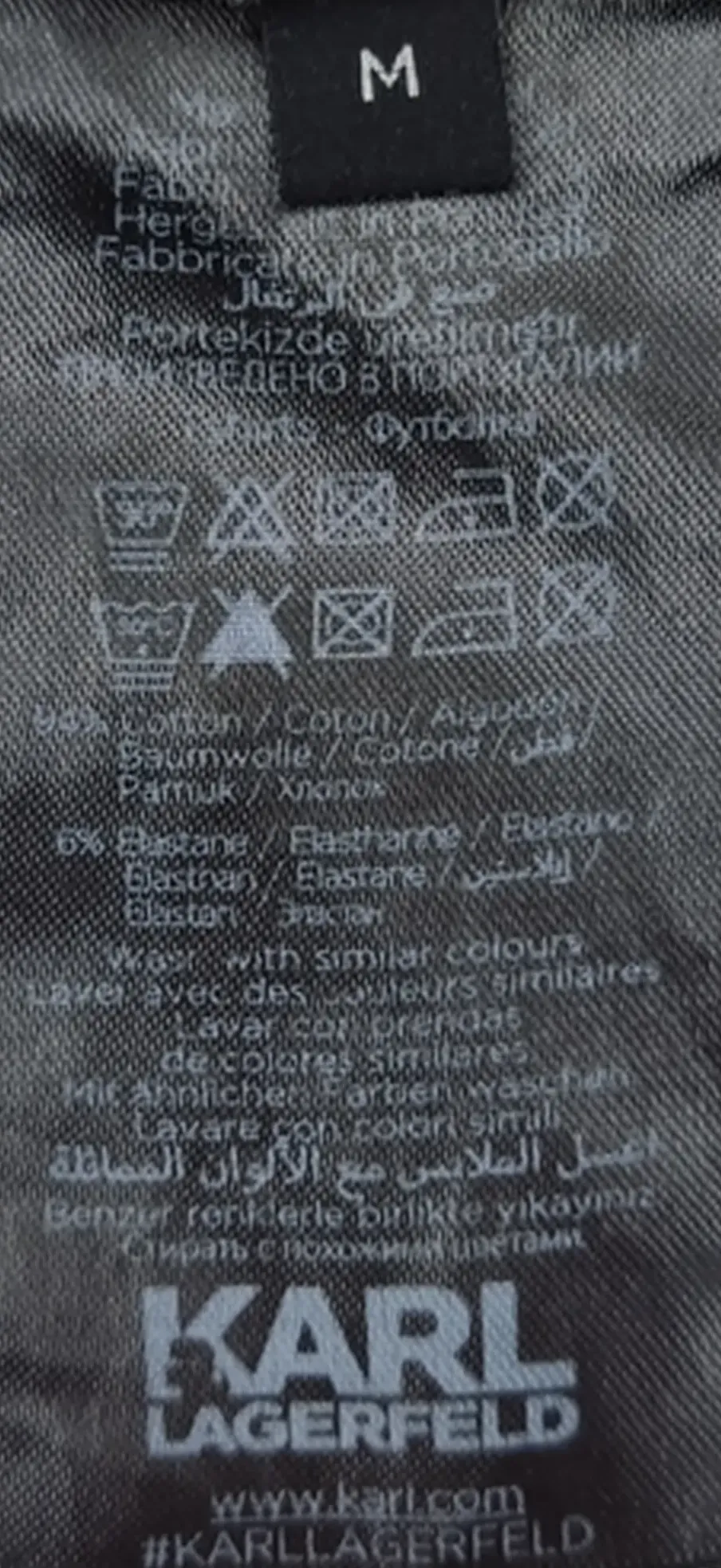 Karl Lagerfeld Herren Shirt Gr. M – Bild 4