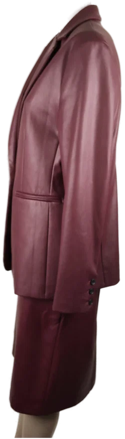 More & More Damenzweiteiler Bordeaux Größe 40 | Elegant – Vorschau 3