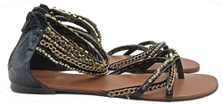Buffalo Girl Sandalen Kettendetails Gr. 40 – Vorschau 6