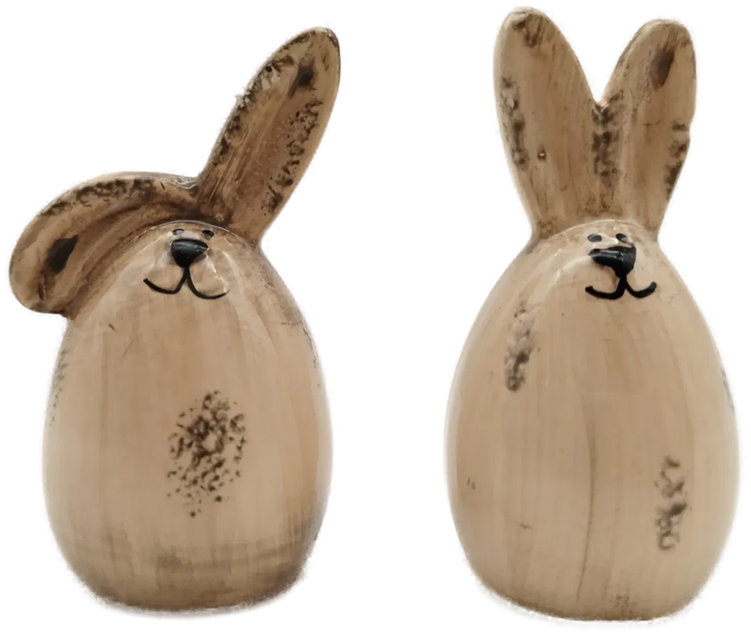 Dekoratives Häschen SET - ca. 9cm hoch - Bild 1