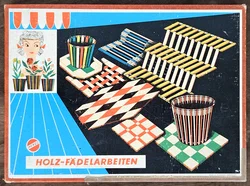 Vintagespiel - Holz-Fädelarbeiten - Heros