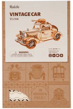 Rolife Vintage Car Holzpuzzle (164 tlg.) - Bild 2