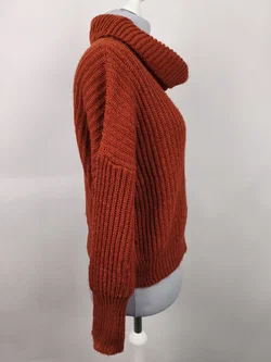 Zauberstern Strickpullover mit großem Rollkragen, Damen, Gr. S – Vorschau 3