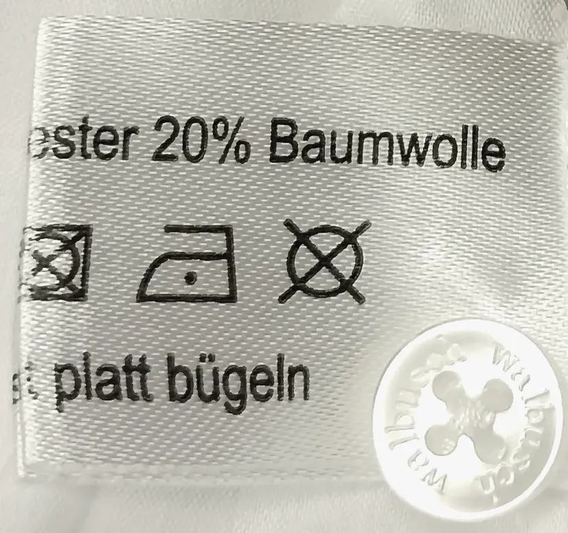 Walbusch Damenbluse Webstruktur weiß Gr. L – Bild 6