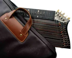 Vintage Konzertzither mit Tasche, ca. 62×34 cm - Bild 7