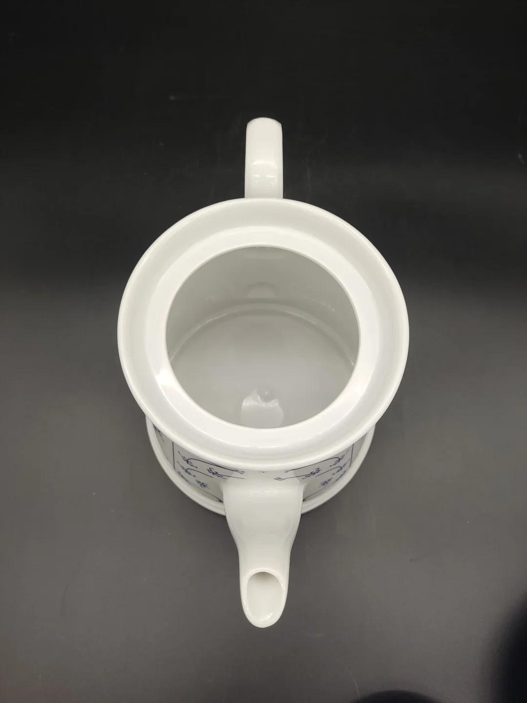 9 teiliges Service / Form Marienbad Ingres Weiss / Indisch Blau / Strohblume  – Bild 4