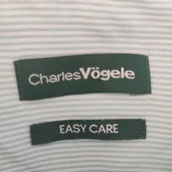 Charles Vögele Herrenhemd langarm blau gestreift - Gr. 48 - Bild 4