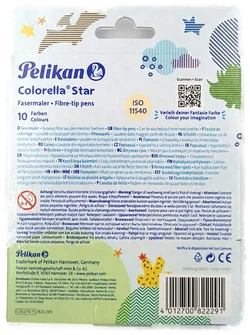Pelikan Colorella Star 10-teiliges Fasermaler-Set - Bild 2