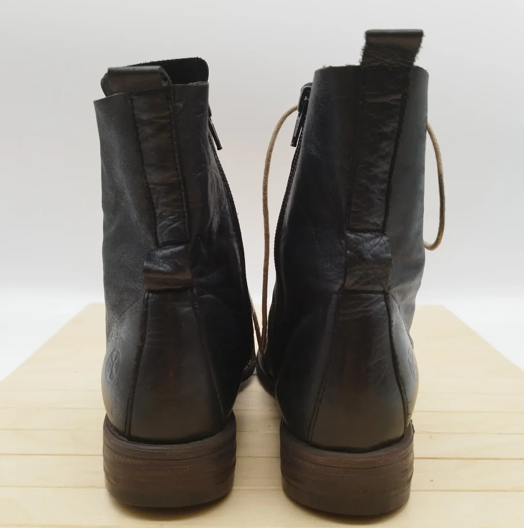 Post Xchange Leder-Stiefel Schwarz Gr.37 neu besohlt  – Bild 4