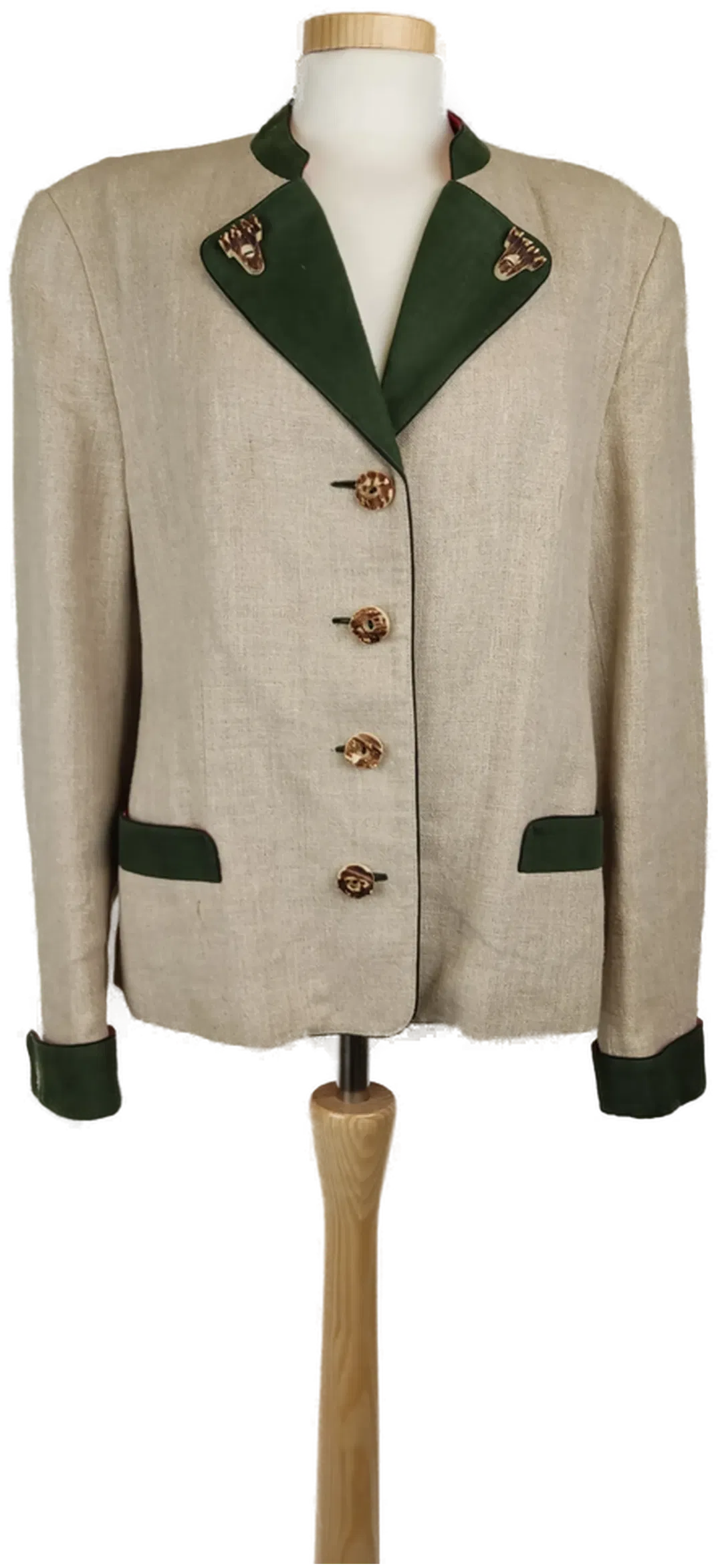  Habsburg Damen Trachtenjacke kurz beige - M/38 - Bild 1