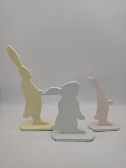 Handgefertigte Osterhasen aus Holz - Bild 4