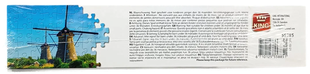 King Puzzle 1000 Teile Windmühlen (OVP)  – Bild 6