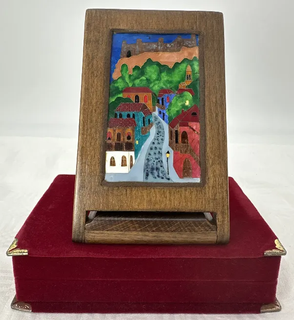 Dekoratives Miniaturbild mit Holzgestell - Bild 1