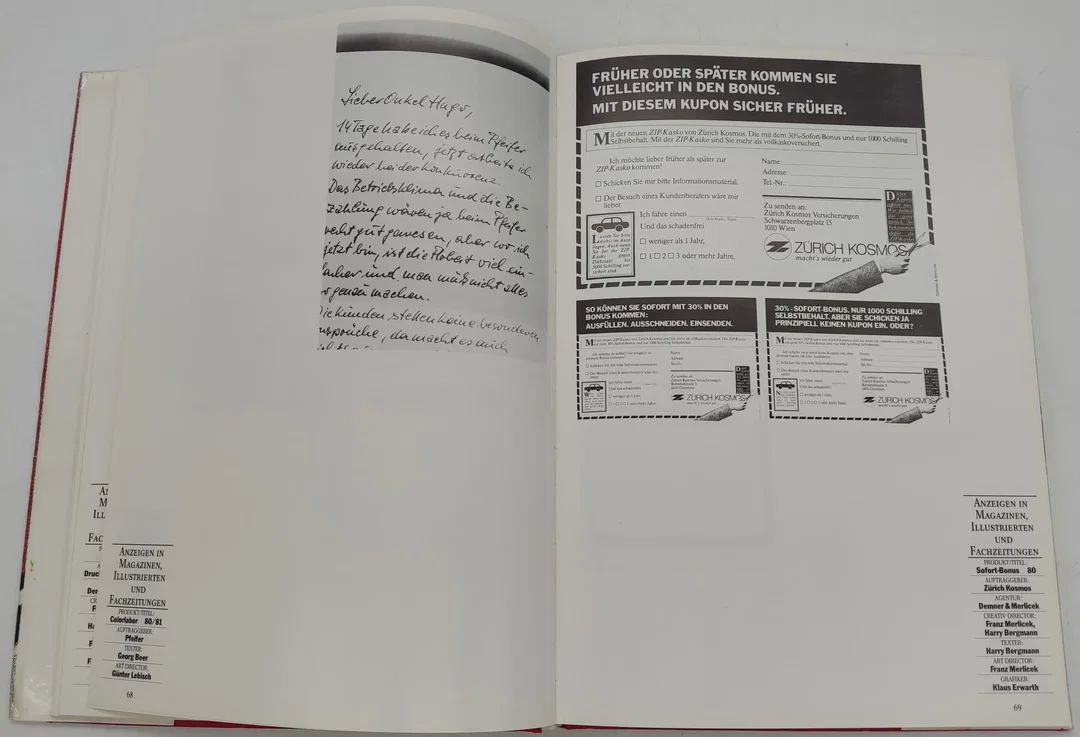 Buch "CCA ANNUAL 7" ausgewählte österreichische Werbung der Jahre 1980 und 1981 – Bild 7