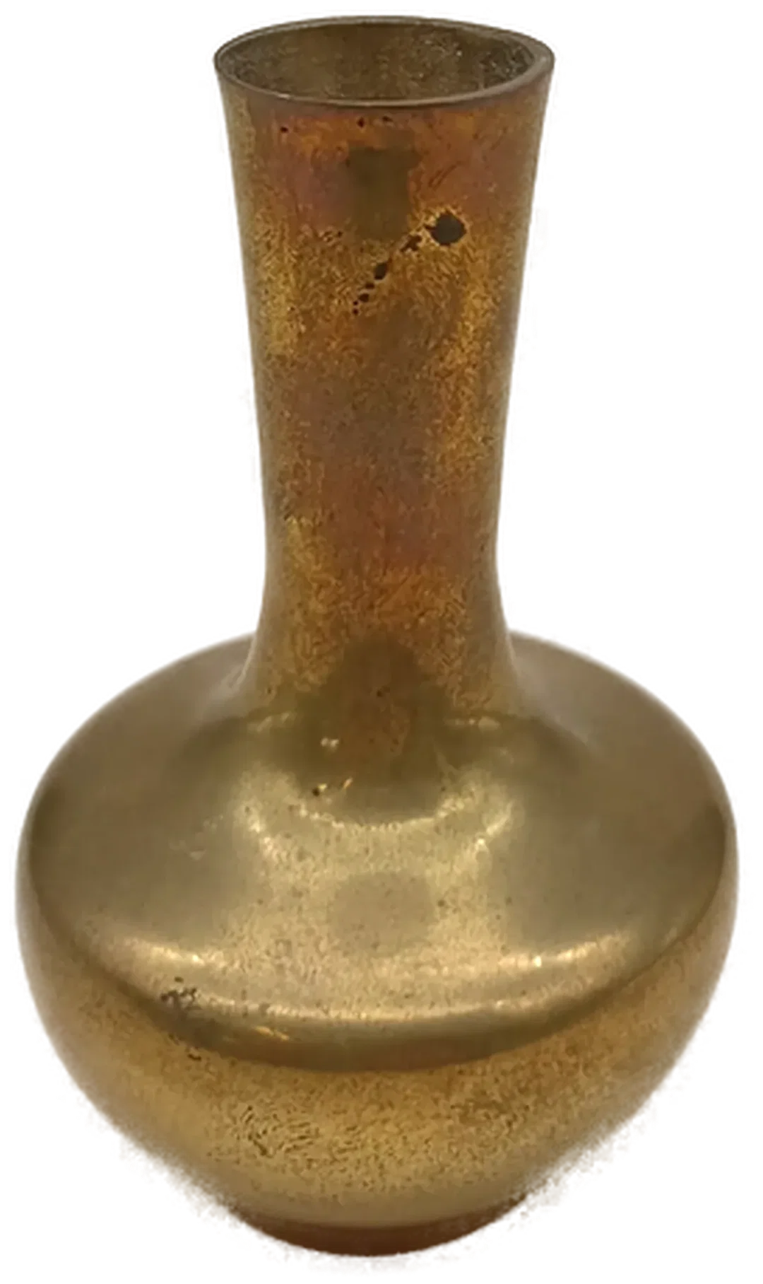 Vintage Messing Knospenvase mit langem Hals – Bild 3