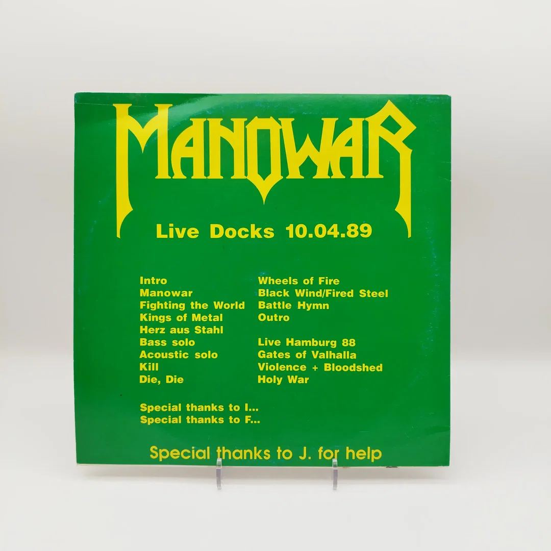Doppel-Vinyl LP Manowar Live Docks 10.04.89 | Kultiger Live-Moment – Bild 2
