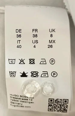 Hugo Boss Damenbluse weiß Gr. S – Vorschau 4