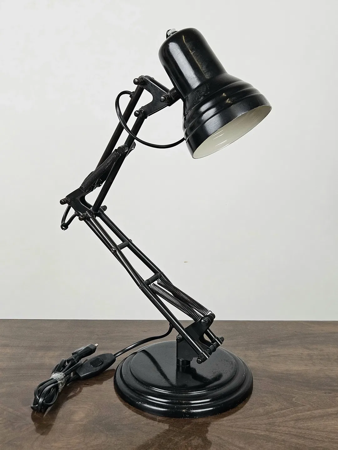 Vintage Tischlampe, schwarz - Bild 4