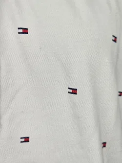 TOMMY HILFIGER Damen Poloshirt, weiß - Gr. XXL  - Bild 5