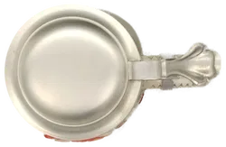 Gerz Bierkrug mit Zinndeckel - 16cm Höhe - Bild 5