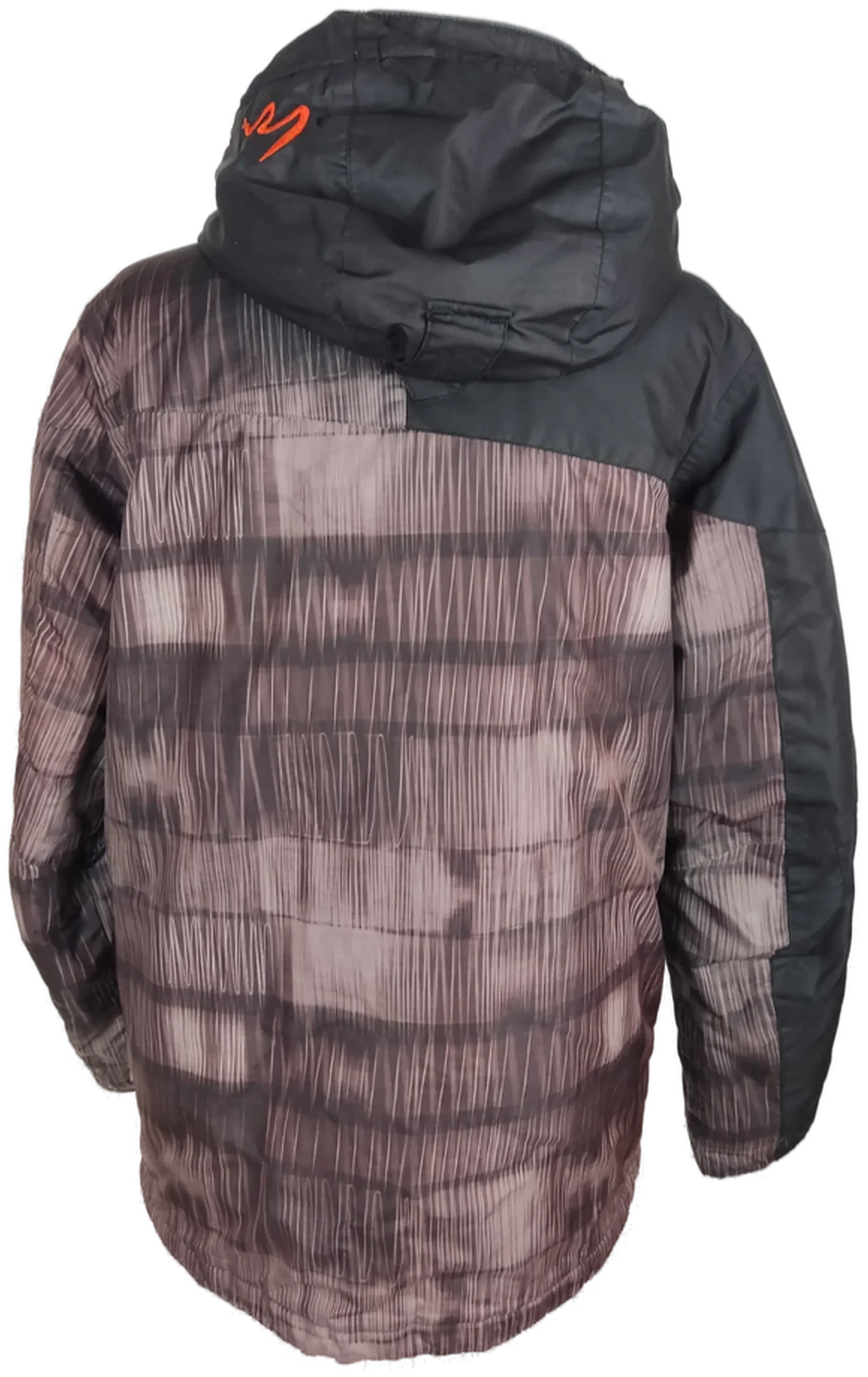 Anorak "Rodeo", mit Kapuze, schwarz/violett mit Taschen und Stickerei, Größe 158/164 – Bild 9