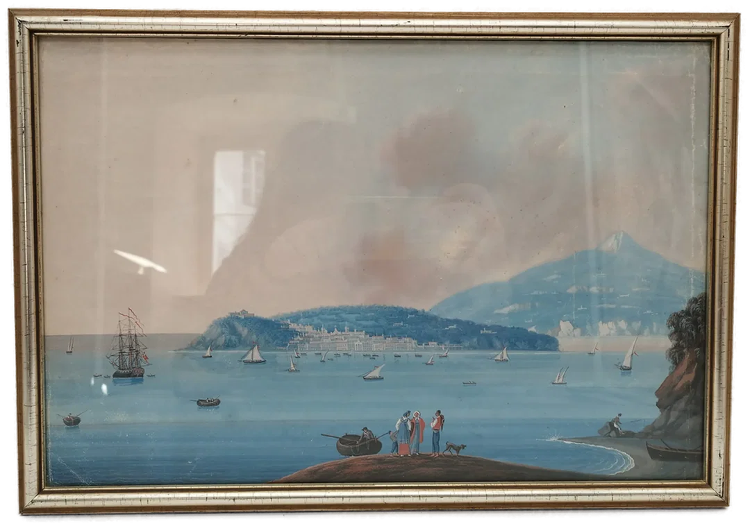 Bild einer Meeresansicht von R. Hee - 1979 / Eingerahmt - Bild 1