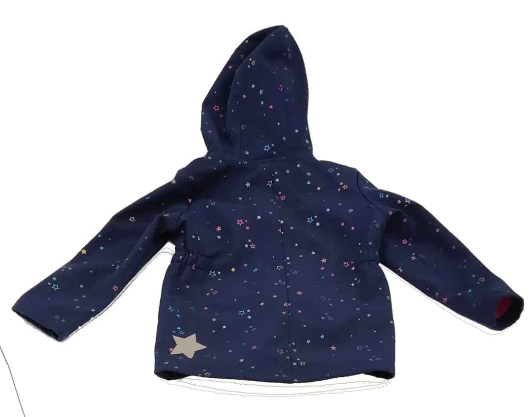 Topolino Mädchen Softshelljacke. dunkelblau mit Sternen - Gr. 104 – Bild 4