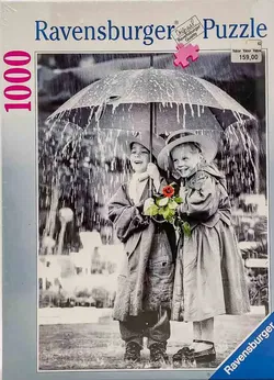 Ravensburger Puzzle 1000 Teile – Nostalgisches Regen-Motiv - Bild 1