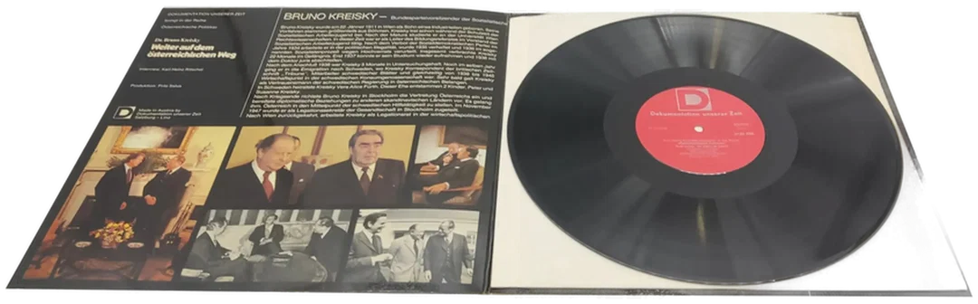 Langspielplatte  Vinyl / LP, 12 Zoll - Dr. Bruno Kreisky: "Weiter auf dem österreichischen Weg" – Bild 3