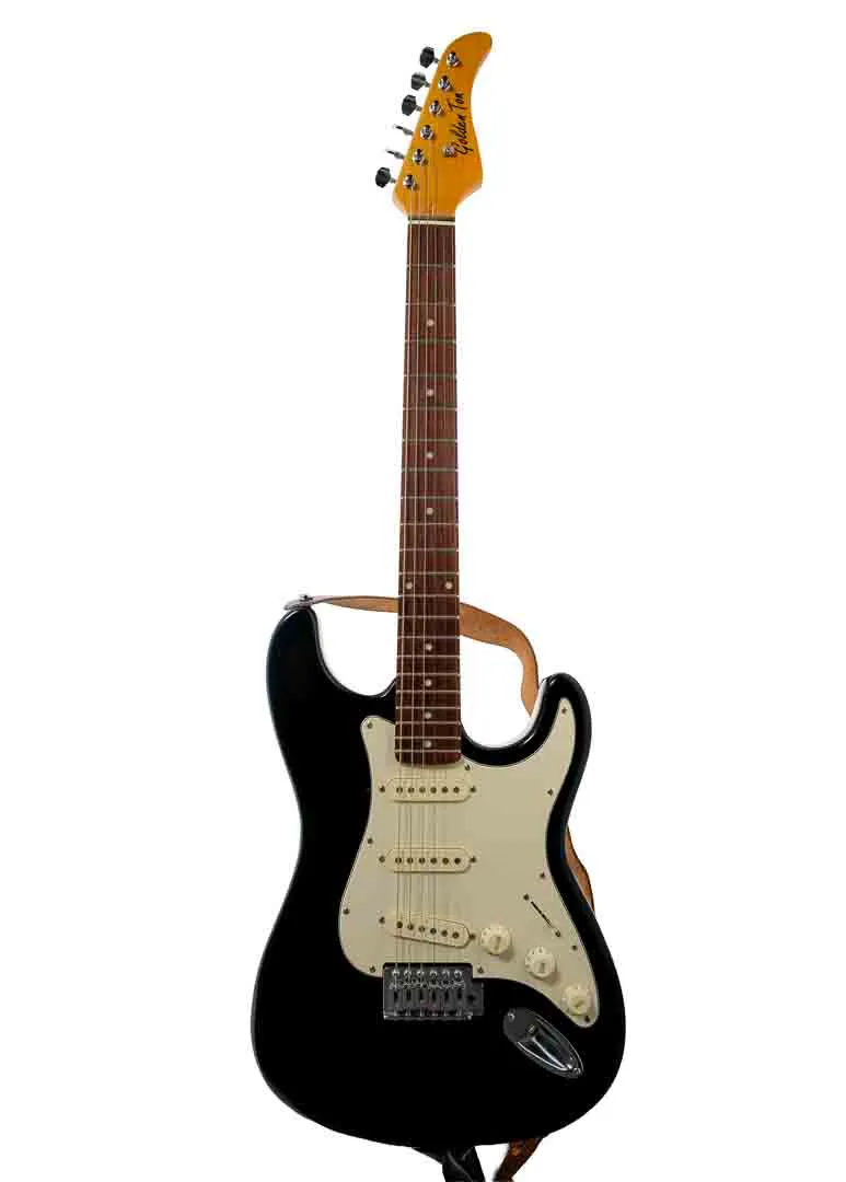 Golden Ton E‑Gitarre Strat‑Style mit Ritter Gigbag - Bild 1
