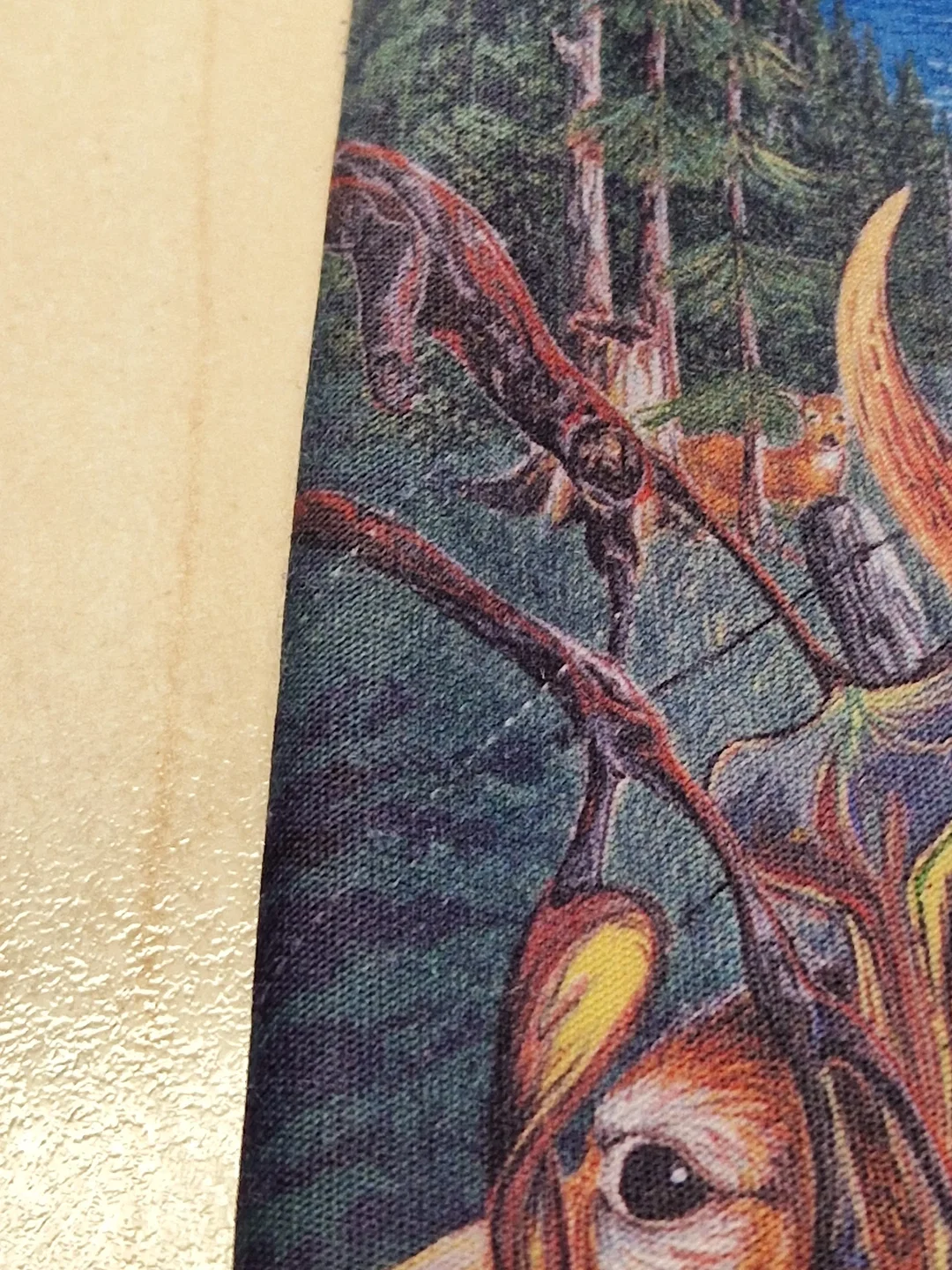 Vintage Ralph Marlin Krawatte "Deer" 1988, Hirsch-Motive – Bild 7
