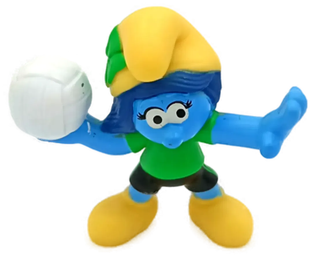Schleich Peyo Schlümpfe Olympische Spiele - Sturm-Schlumpfine spielt Handball - Bild 1