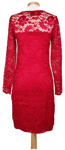 Vero Moda Damen Spitzenkleid rot - M/38 - Bild 2