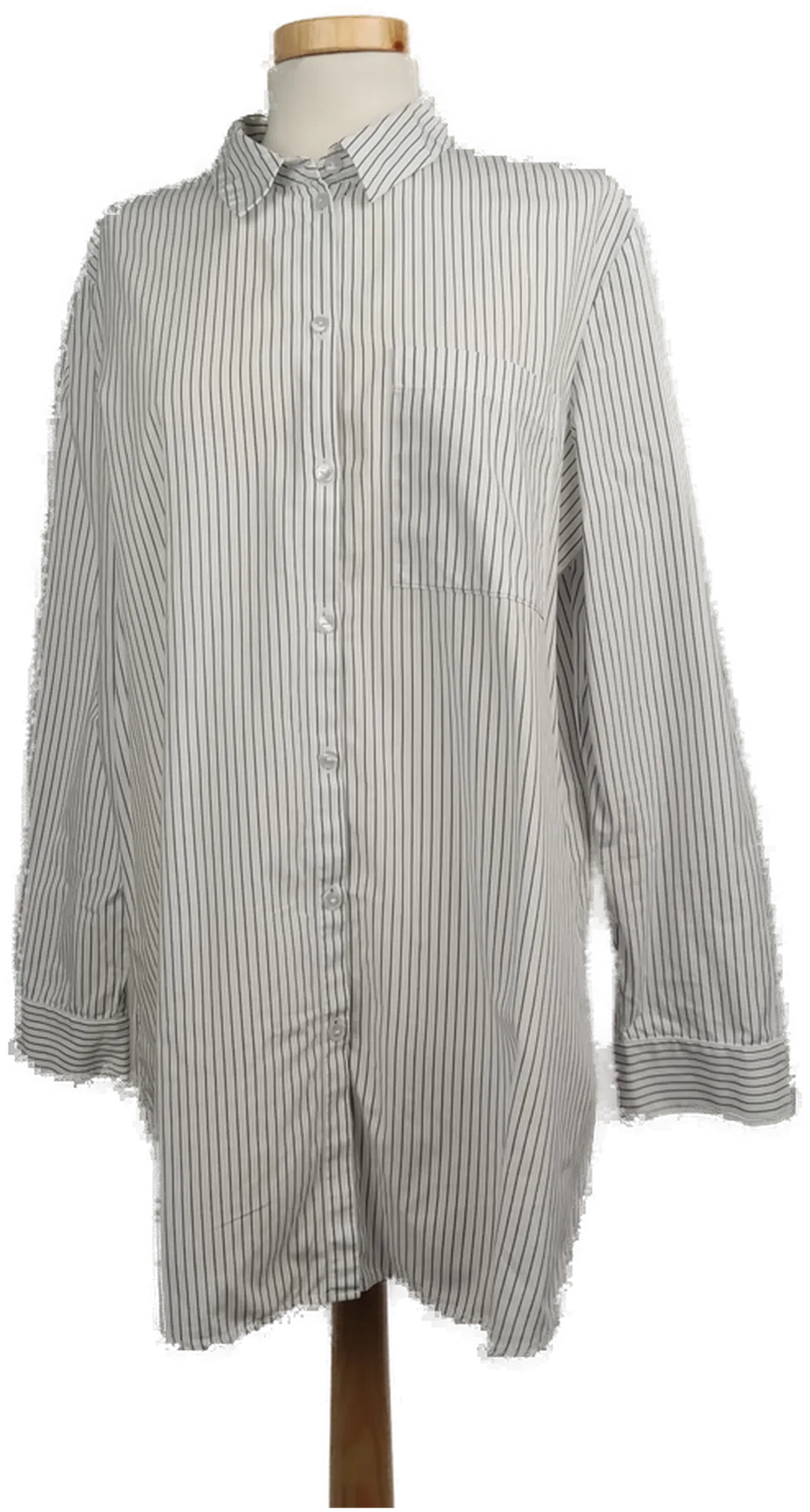 Jake*s Damenbluse gestreift weiß - L/40 - Bild 4