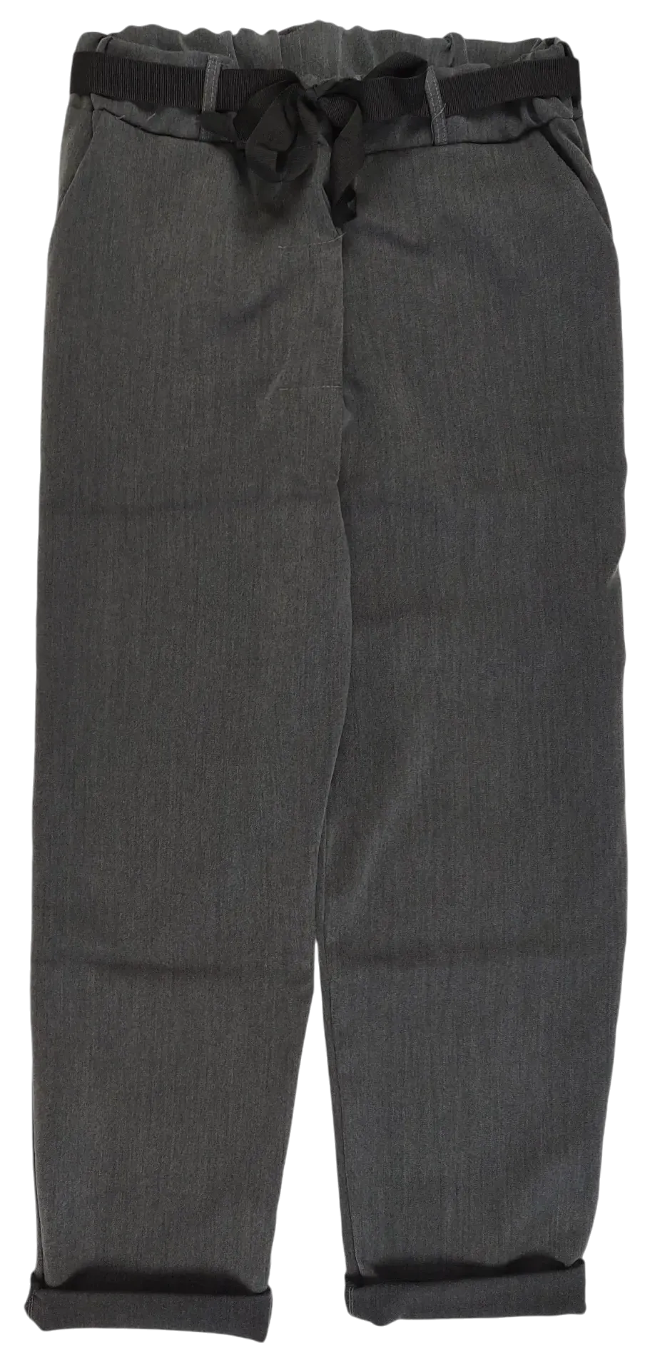 LE STREGHE Damen Hose, grau - Gr. L  - Bild 4