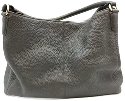 DKNY Damenhandtasche aus genarbtem Leder in Grau – Vorschau 4