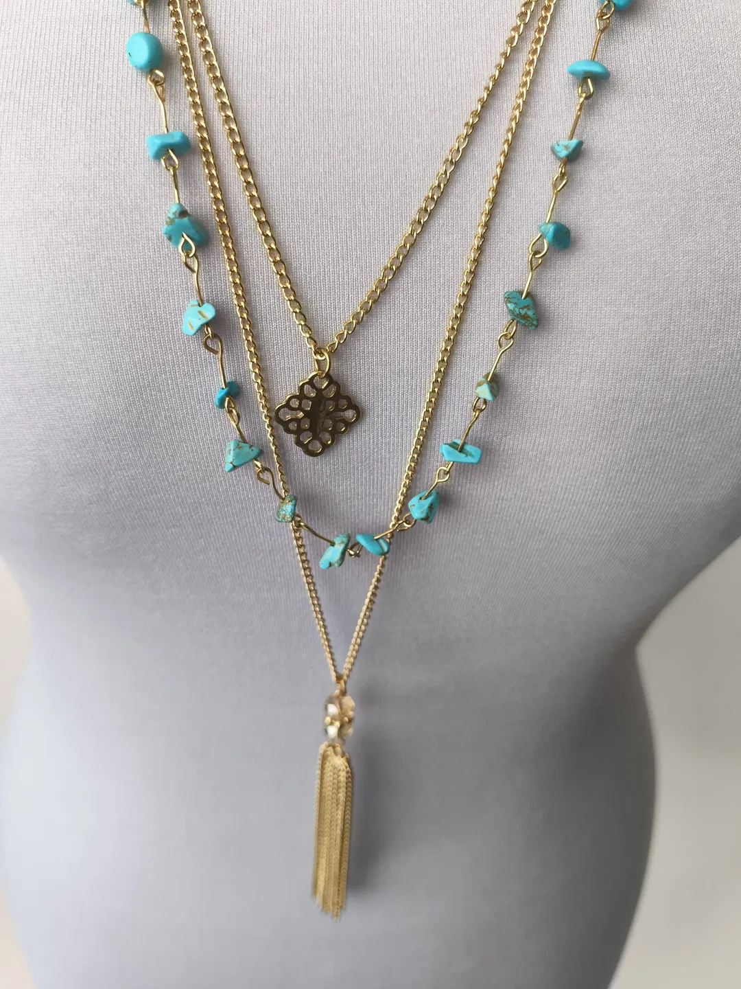 Halskette, 3-teilig, Modeschmuck - Bild 4