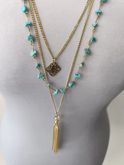 Halskette, 3-teilig, Modeschmuck - Bild 1