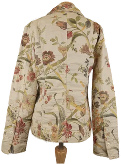 Damen Blazer, floral gemustert, tailliert, Gr. 42 - Bild 3