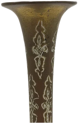 Islamische Arabische Messingvase | Handgravierter Orientalische Charme - Bild 3