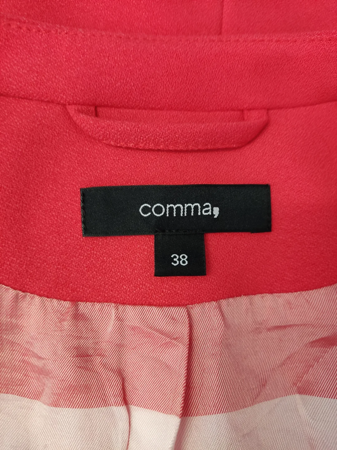 Damen Blazer Comma Farbe Koralle Gr.38 | Wie Neu – Bild 5
