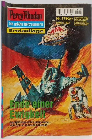 Romanheft Perry Rhodan Ende einer Ewigkeit Erstauflage Nr.1790 - Bild 2