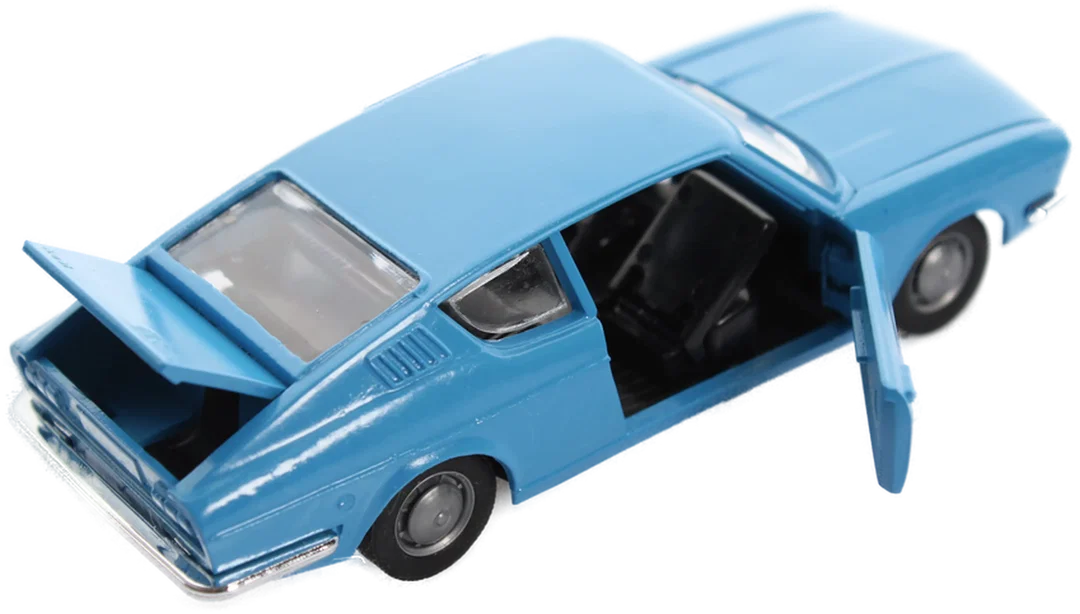 Audi 100 Coupé S - Märklin, Nr. 18103-03, Maßstab 1:43, Modelauto in Lichtblau – Bild 4