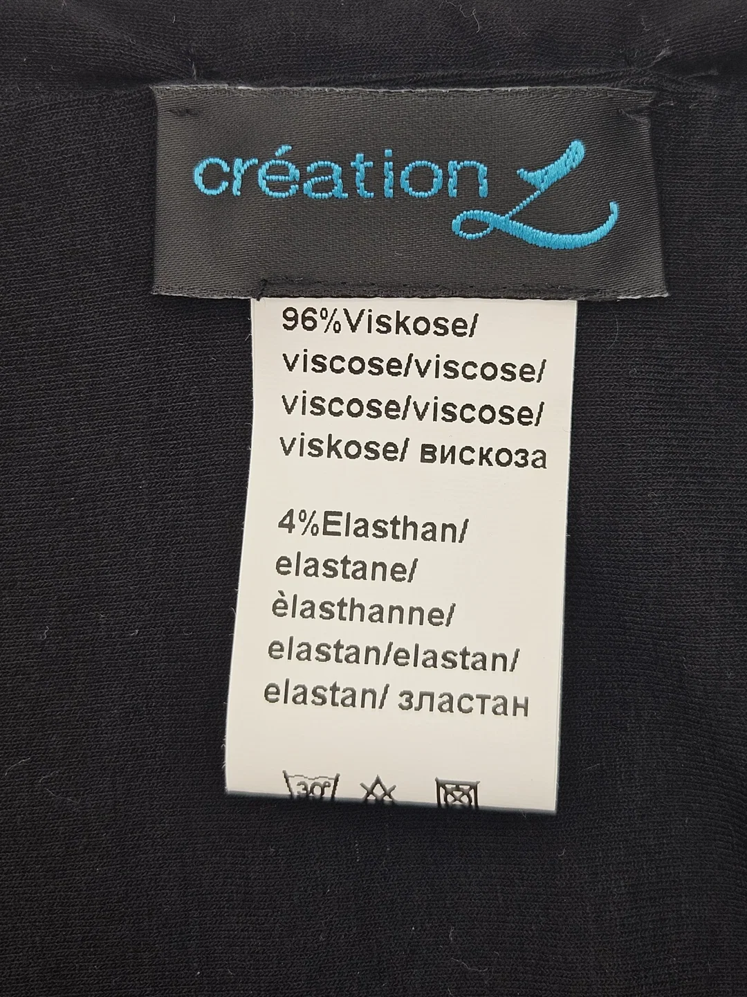  CREATION - Strick Loop / Schal Damen - schwarz/multicolor – Bild 3