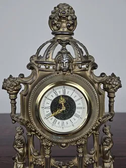 GADA Vintage Tischuhr, bronze - Höhe ca. 40 cm  - Bild 5